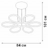 Подвесная люстра Vitaluce V04610-03/6S
