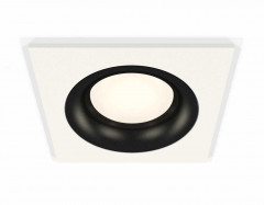 Комплект встраиваемого светильника Ambrella light Techno Spot XC7631002 SWH/PBK белый песок/черный полированный (C7631, N7011)
