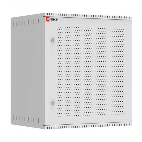 Шкаф телекоммуникационный настенный 12U (600х450) дверь перфорированная, Astra серия EKF PROxima ITB12P450