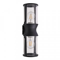 Уличный настенный светильник Arte Lamp Minchir A8306AL-2BK