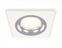 Комплект встраиваемого светильника Ambrella light Techno Spot XC7631003 SWH/PSL белый песок/серебро полированное (C7631, N7012)