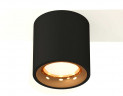 Комплект накладного светильника Ambrella light Techno Spot XS7532024 SBK/PYG черный песок/золото желтое полированное (C7532, N7014)