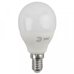 Лампа светодиодная ЭРА E14 10W 2700K матовая ECO LED P45-10W-827-E14 Б0032968