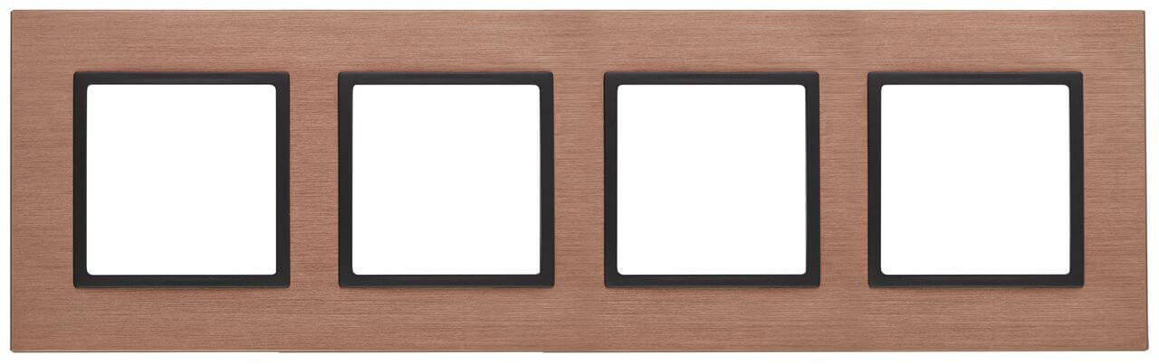 Рамка 4-постовая ЭРА Elegance 14-5204-14 Б0034562