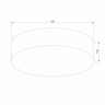 Потолочный светильник TK Lighting 1084 Rondo