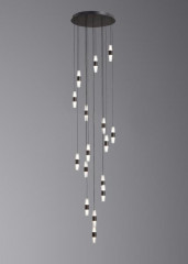 Люстра подвесная Alfa Light F3024-46 BLACK