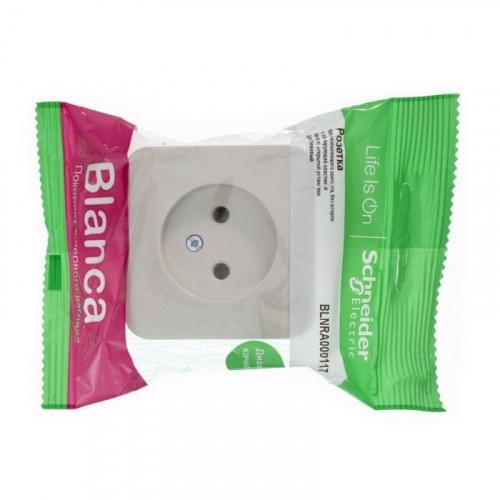 Розетка 2К Systeme Electric Blanca 16A 250V бежевая BLNRA000117