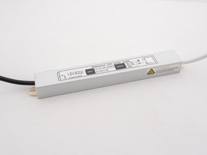 Блок питания  LEDS POWER 30Вт 12В IP67 алюминий 004952