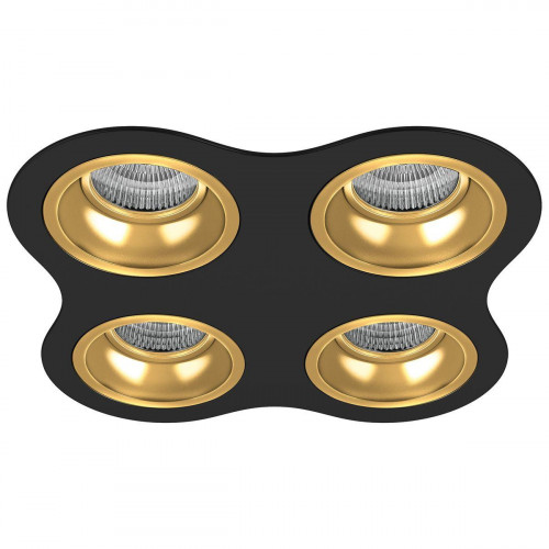 Комплект из светильников и рамки Lightstar Domino Round (214647+214603+214603+214603+214603) D64703030303