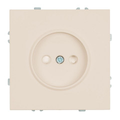 Розетка 1-местная с защитной шторкой (механизм), Stekker, б/з, 250В, 16А Эмили, RST16-5109-08, кашемир, soft touch 49902
