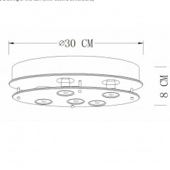 Потолочный светодиодный светильник Lucide Ready-Led 79170/15/11