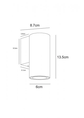 Уличный настенный светодиодный светильник Arte Lamp Torcular A1807AL-1BK