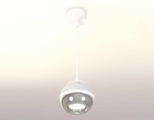 Комплект подвесного светильника Ambrella light Techno Spot XP1104001 PSL/SWH серебро полированное/белый песок (A2301, C1104, N7012)