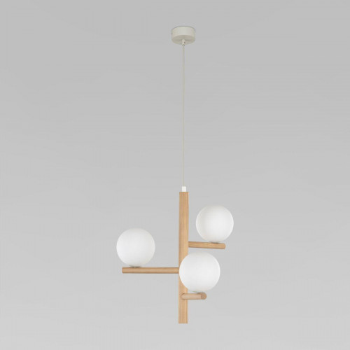 Подвесная люстра TK Lighting 6799 Estera Wood