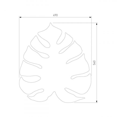 Настенный светильник TK Lighting 6436 Monstera