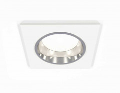 Комплект встраиваемого светильника Ambrella light Techno Spot XC6520003 SWH/PSL белый песок/серебро полированное (C6520, N6112)