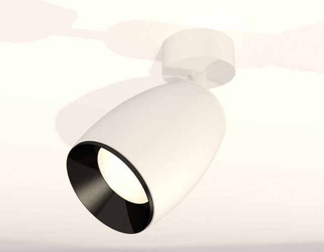 Комплект накладного светильника Ambrella light Techno Spot XM1122001 SWH/PBK белый песок/черный полированный (A2202, C1122, N7031)