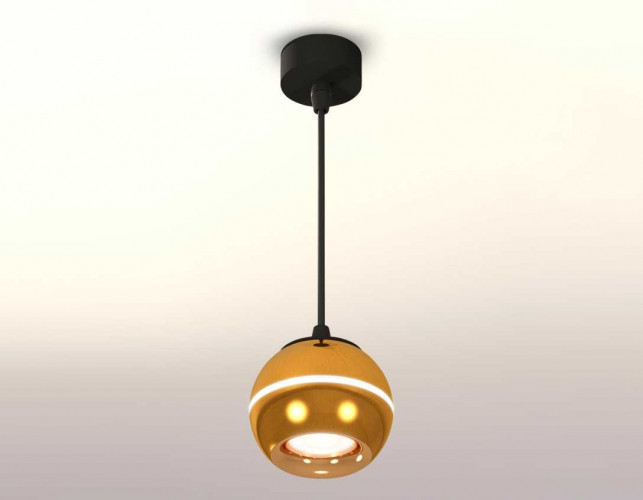 Комплект подвесного светильника Ambrella light Techno Spot XP1105001 PYG/SBK золото желтое полированное/черный песок (A2302,C1105,N7014)