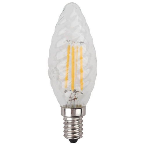 Лампа светодиодная филаментная ЭРА E14 7W 2700K прозрачная F-LED BTW-7W-827-E14 Б0027960