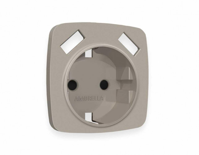 Лицевая панель розетки AMBRELLA VOLT OP3690
