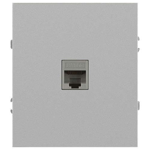 Розетка ЭРА Arktik 16-3107-03 информационная RJ45 алюминий Б0070476