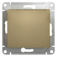 Выключатель одноклавишный Systeme Electric Glossa 10A 250V титан GSL000411