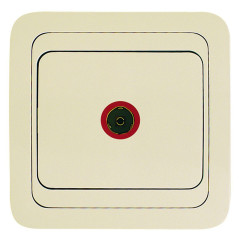 Розетка тv концевая 4db Makel Mimoza 25027