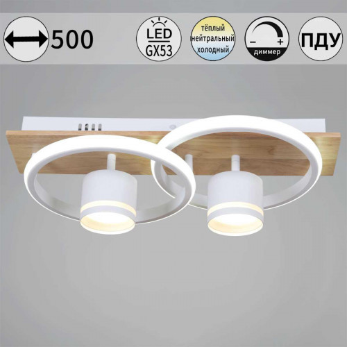 Потолочный светильник Reluce 29560-0.3-2+2 WH+WOOD