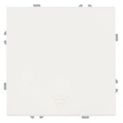 Выключатель 1-клавишный самовозвратный (механизм), Stekker, 250В, 10А Эмили, RSW10-5112-01, белый фарфор, soft touch 50324