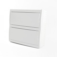 Бокс настенный Stekker EBX50-3/24-20 24 модуля, белый, пластик, серия Standart 49646