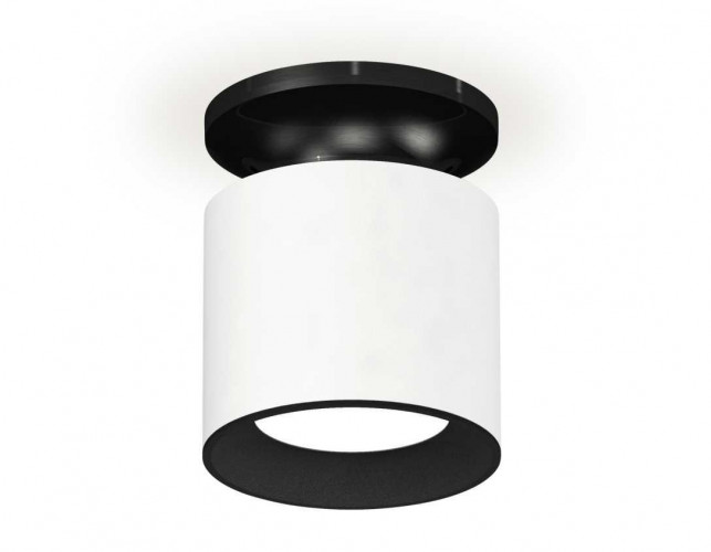Комплект накладного светильника Ambrella light Techno Spot XS7401080 SWH/PBK/SBK белый песок/черный полированный/черный песок (N7926, C7401, N7021)