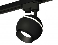 Комплект трекового светильника Ambrella light Track System XT1102002 SBK/PBK черный песок/черный полированный (A2521, C1102, N7031)