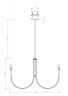 Подвесная люстра Freya Branches FR5253PL-08BS