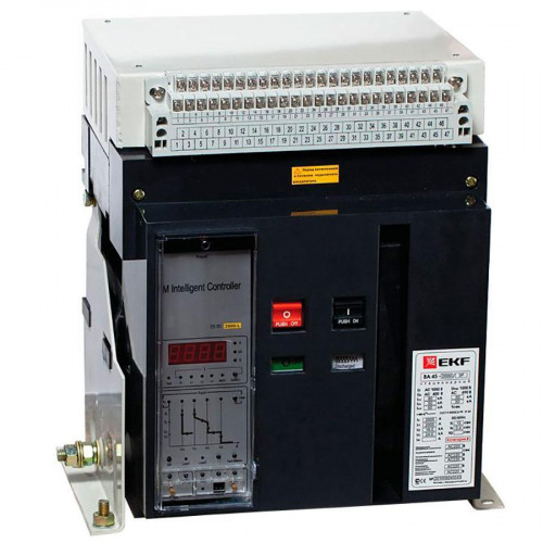 Выключатель автоматический ВА-45 4000/4000 3P 80кА стационарный EKF PROxima mccb45-4000-4000