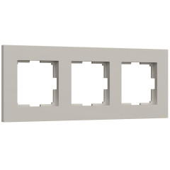 Рамка на 3 поста Werkel Slab дымчатый софт W0032917 a071626