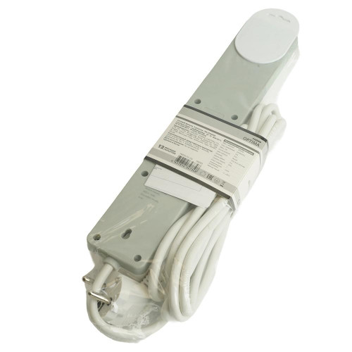 Сетевой фильтр 5-местный с/з Stekker HM20-51-03 3x1мм2, 3 м, серия Optima, белый 50093