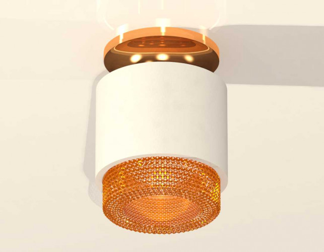 Комплект накладного светильника Ambrella light Techno Spot XS7510122 SWH/CF белый песок/кофе (N7929, C7510, N7195)