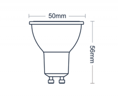 Лампа светодиодная диммируемая Italline GU10 7W 2700K матовая HL GU10/7W/2700K DIM