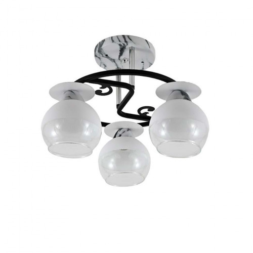 Потолочная люстра ЭкономСвет 12269/3MR+CR+BK WT+CL