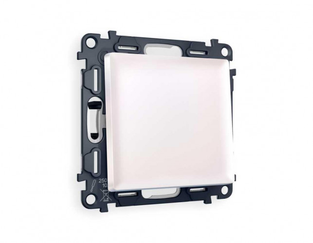 Комплект механизма 1-кл выключателя AMBRELLA VOLT ALFA Жемчуг QUANT (AP2010, VM101) MA201010