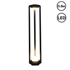 Уличный светильник Reluce 09987-0.7-001JH 0.8M LED2X6W BK RLOS