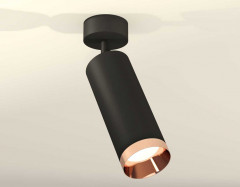 Комплект накладного светильника Ambrella light Techno Spot XM6343006 SBK/PPG черный песок/золото розовое полированное (A2210, C6343, N6135)