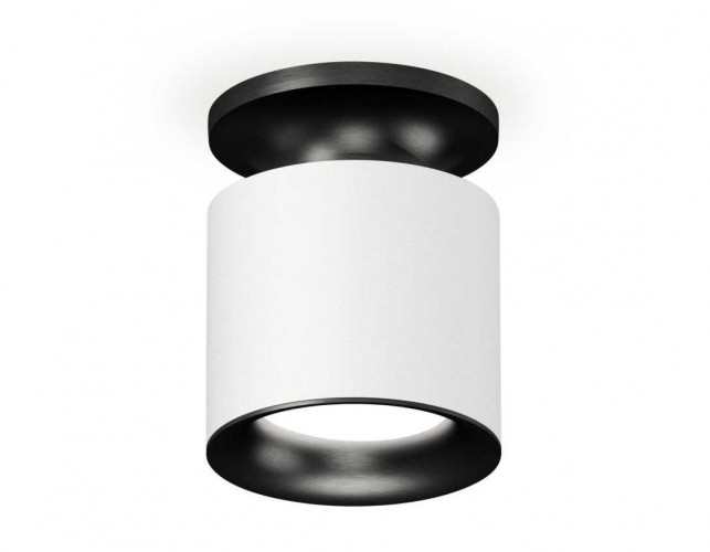 Комплект накладного светильника Ambrella light Techno Spot XS7401082 SWH/PBK белый песок/черный полированный (N7926, C7401, N7011)