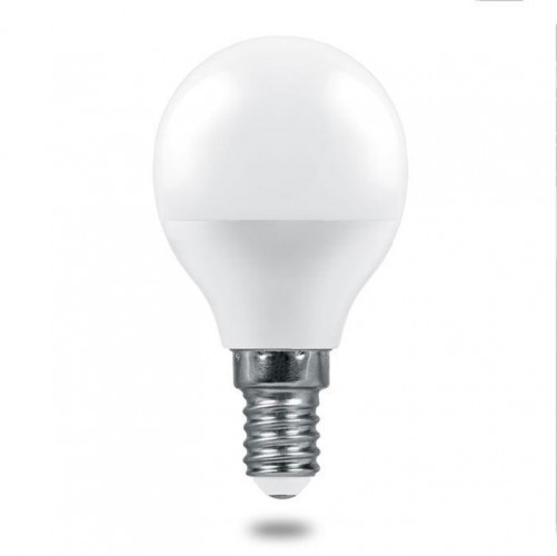 Лампа светодиодная Feron E14 6W 2700K Матовая LB-1406 38065