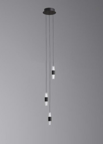 Люстра подвесная Alfa Light F3024-49 BLACK