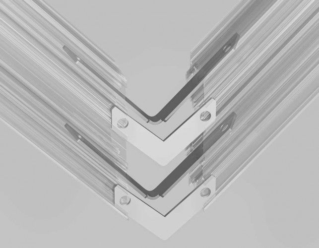 Комплект угловых вертикальных и горизонтальных соединителей Ambrella Light TRACK SYSTEM GL2015