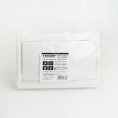 Бокс встраиваемый Stekker EBX50-2/08-20 8 модулей, белый, пластик, серия Standart 49636