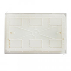 Бокс встраиваемый Stekker EBX50-2/08-20 8 модулей, белый, пластик, серия Standart 49636