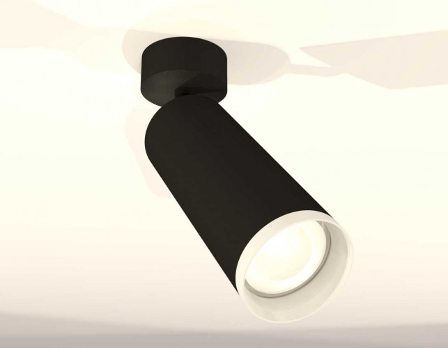 Комплект накладного светильника Ambrella light Techno Spot XM6343010 SBK/FR черный песок/белый матовый (A2210, C6343, N6246)