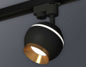 Комплект трекового светильника Ambrella light Track System XT1102005 SBK/PYG черный песок/золото желтое полированное (A2521, C1102, N7034)